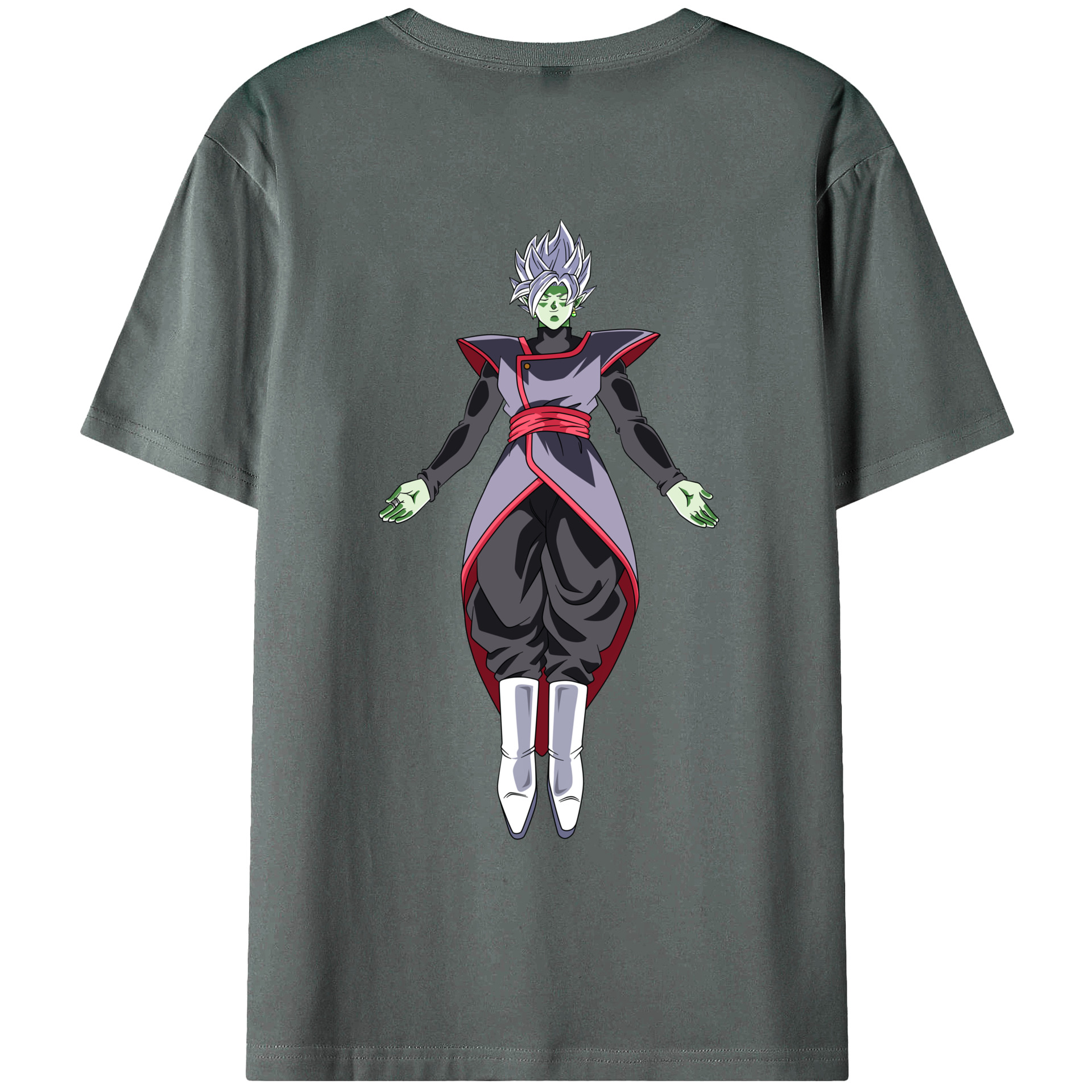 （画像用） ドラゴンボール ベジット DRAGON BALL Vegetto 綿100％ メンズ半袖Tシャツ（バックプリント） 通気性